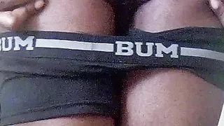 Black Sissy Boy Femboy Spreading Ass Cheeks And Jacking BBC Anal