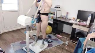 Amateur Massage with Naked Brunette Vibrator. Hairy Latina Pussy, Big Tits, Big Ass.