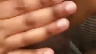 Ebony Babe Cum on Boobs by Huge BBC