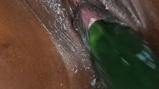 Tight creamy African pussy