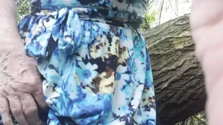 Blue summer dress