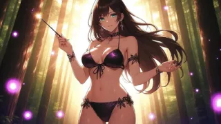 castle with  vampires and witches