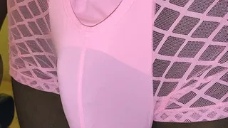 Me sucking the huge thick and black come to my neighbor with pink boxers.