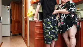 cumming with hot cum in my friend's mouth which she swallows