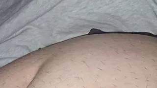 Step mom hand slip under step son underwear and grabs his dick
