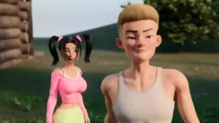 Magician PERV Babe plays with a Guy from the Street - Cartoon Sex Parody 2025