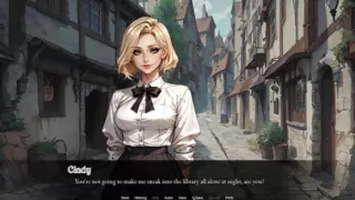 College of Mysteria: Boyfriend Jerking off and Watch His Girl Sucking of the Dorm Master They Made Her a Cum Slut - Episode 8