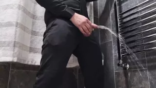 Loves Spitting On Her Cock In An Elegant Dress   Cum Piss - Sexy In Elegance