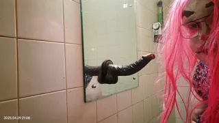 TV clown slut gets her creamy reward - just not the cream she was hoping for