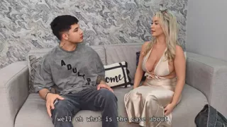 Big-titted lawyer charges her fees with a cock - Danner Mendez & Tatiana Alvarez