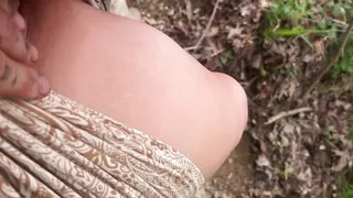 Play with my pussy outside