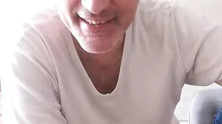 I Piss in the Plastic Cup and Masturbate with Real Pleasure My Hard Cock