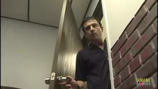 A beautiful young woman is subjected to an anal sex with a skilled male sex worker.