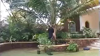 Young maidservants breaking-in