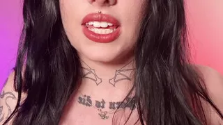 British goth teen with massive tits sexy JOI