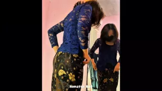 Fitting Hijab Kebaya Dress With Thai Maid