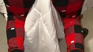 Melove Sexy Butt In Tight Red & Black Pants