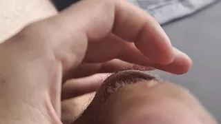 Jerking off the morning latte after waking up