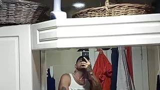 The black snake is still upright, hard and thick