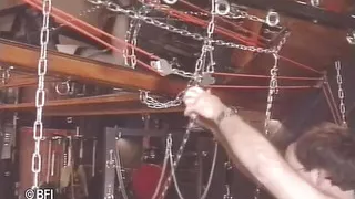 Hairy chick dominated and fucked hard