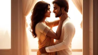 Indian beautiful sister-in-law calls her boyfriend and has sex with threesome