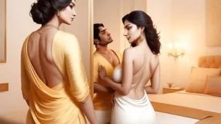 Cheating Stepsister fucked by a huge Indian Dick