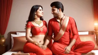 Hot indian housewife excited for sex with office boss