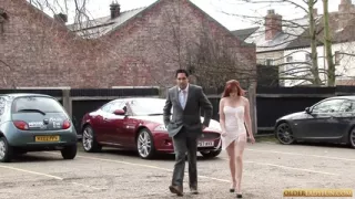 Lucky Guy Gets a Date with Busty British MILF Holly Kiss