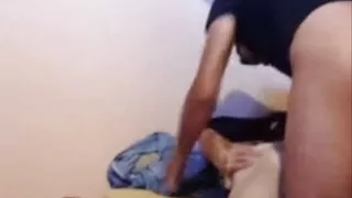 Guys meet again in a mountain hut to share a moment of hot fucking.