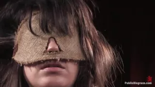 Bobbi Starr vulnerable and destroyed by cocks and crowd