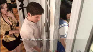 Stepsister Catches Stepson Fucking Hot MILF Stepmom in Bedroom