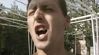 Euro matures with a hot blonde milf slut in lingerie and stockings