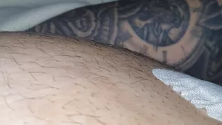 Step mom hand slip easy under step son pants making him a handjob