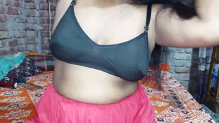 Young girl desi vabi talking