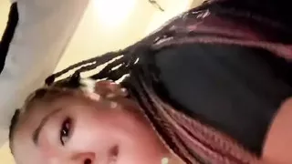 My Pussy and Ass Gets so Wet for My Stepbrothers Big Cock in the Rain