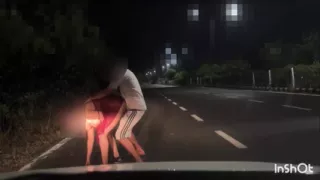 Hot Bhabhi Fucking Stranger on Road