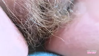 Hairy Pussy - Up Close and Personal (homemade natural bigtits mature bbw_wife)