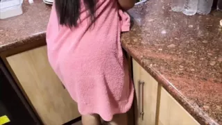 Hot Mother-in-law Stays Home Alone with Son-in-law. What a Big Ass!