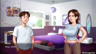 Hot teen bitch gets her tits squeezed by her stepbrother