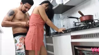 Fucking My Wife in the Kitchen