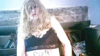 Smoking fuckpig slag Sarah's piss drinking, anal penetration, and wanking humiliation