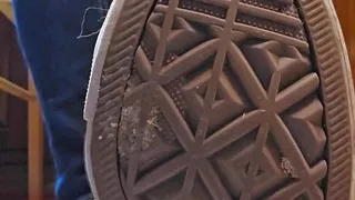 Get Down and Clean My Converse