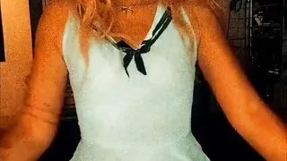 Blonde Slut Dancing