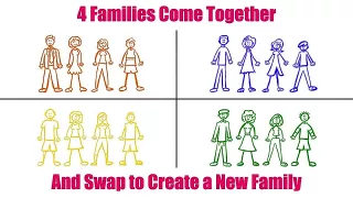 Vierer mit den beiden bisexuellen Stiefschwestern