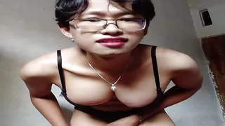 Shemale Indo Masturbate Till Cum