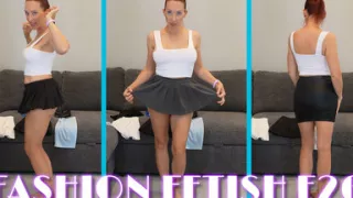 Super Short and Sexy Mini Skirt Try on - Fashion Fetish E26 - MILF Stella