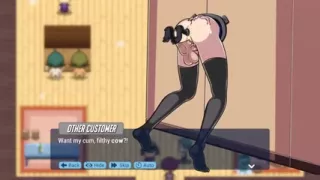 Stuck On The Wall Ready To Give Her Pussy To All The Guys