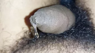 Tight Foreskin Phimosis Dick Closeup Dripping Precum Until Cum