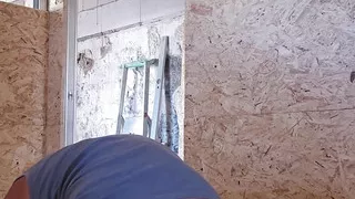 A hot day on the construction site part 6/9 fingering, dildo blowjob, dildo fuck