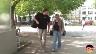 Blonde MILF Picked up on a Bus Station for Sex in Park